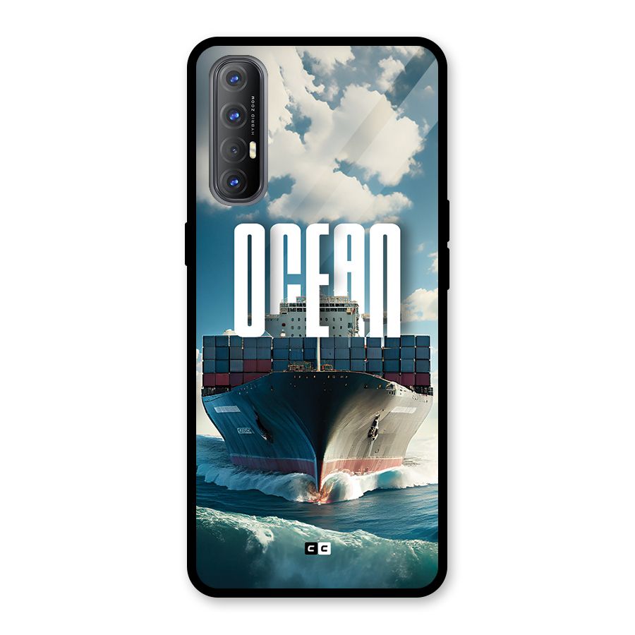 Ocean Life Glass Back Case for Oppo Reno3 Pro