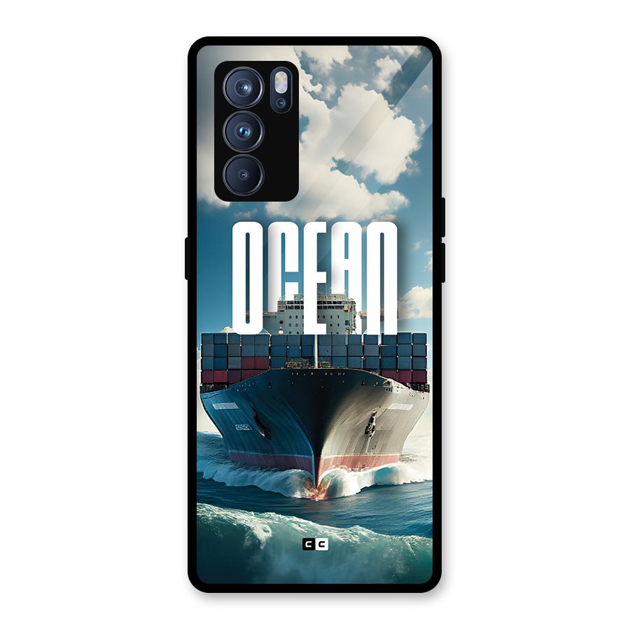 Ocean Life Glass Back Case for Oppo Reno6 Pro 5G