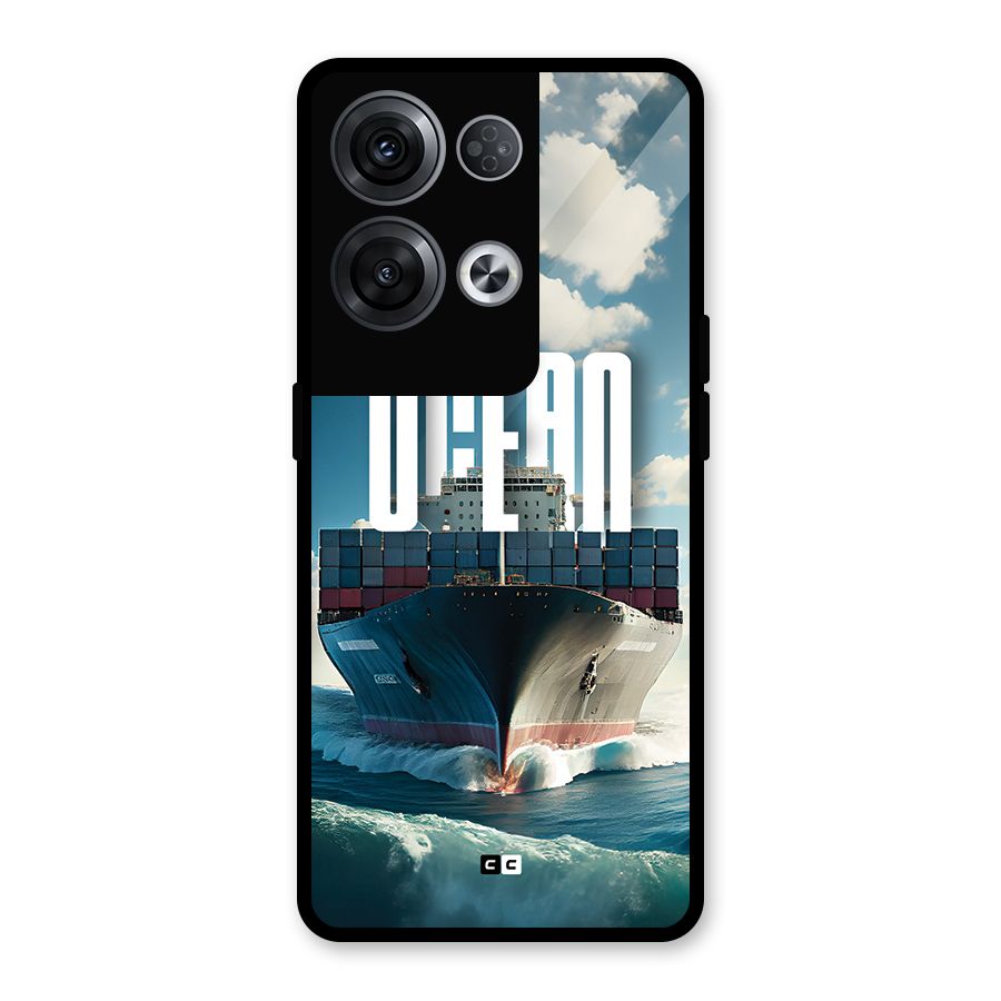 Ocean Life Glass Back Case for Oppo Reno8 Pro 5G