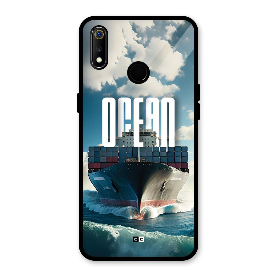 Ocean Life Glass Back Case for Realme 3i