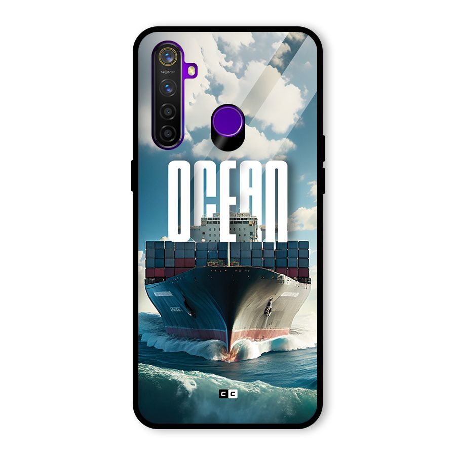 Ocean Life Glass Back Case for Realme 5 Pro