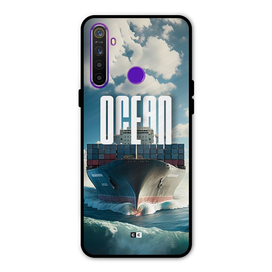 Ocean Life Glass Back Case for Realme 5s