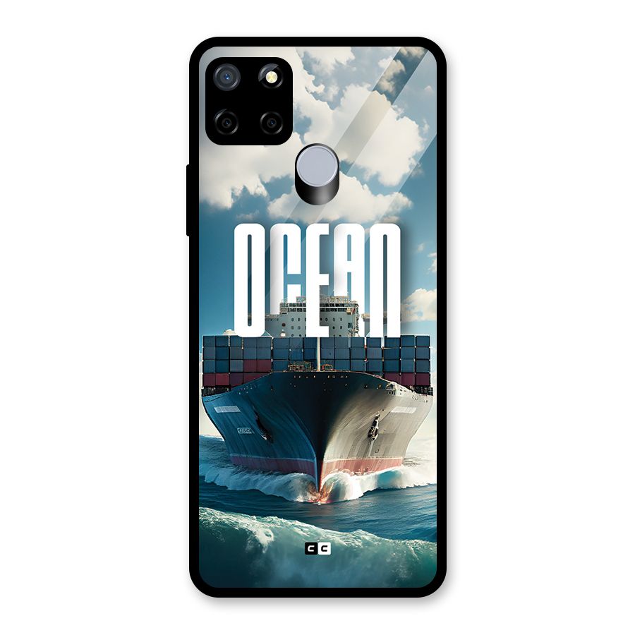 Ocean Life Glass Back Case for Realme Narzo 30A