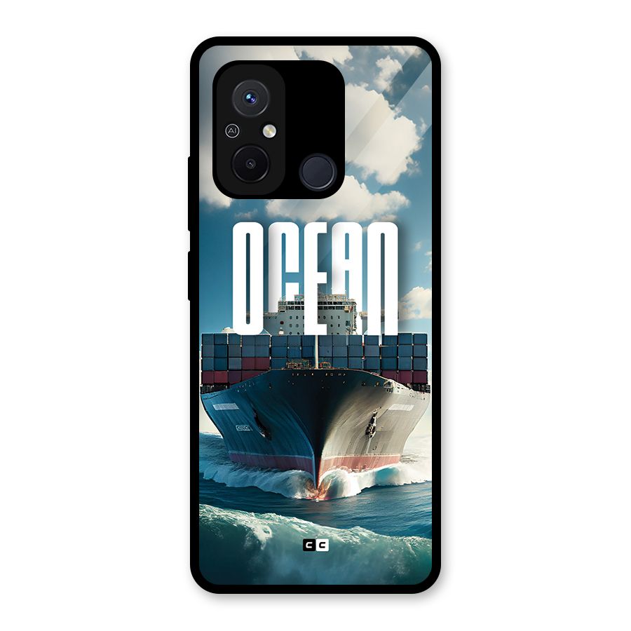 Ocean Life Glass Back Case for Redmi 12C
