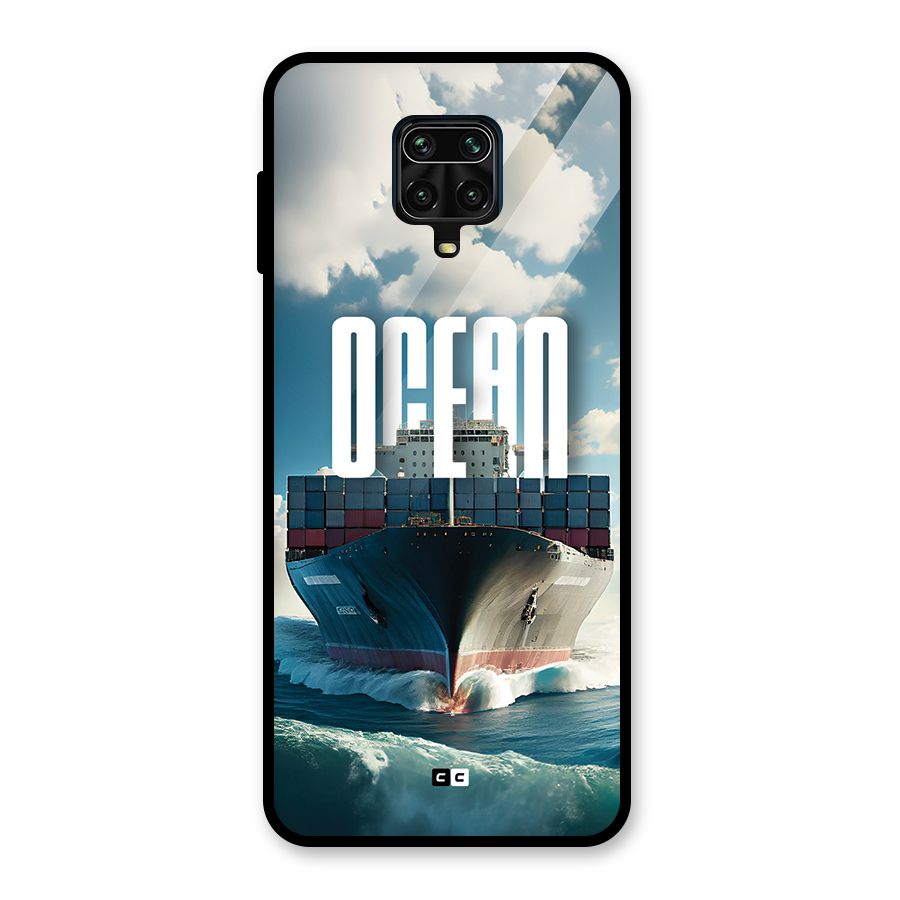 Ocean Life Glass Back Case for Redmi Note 9 Pro