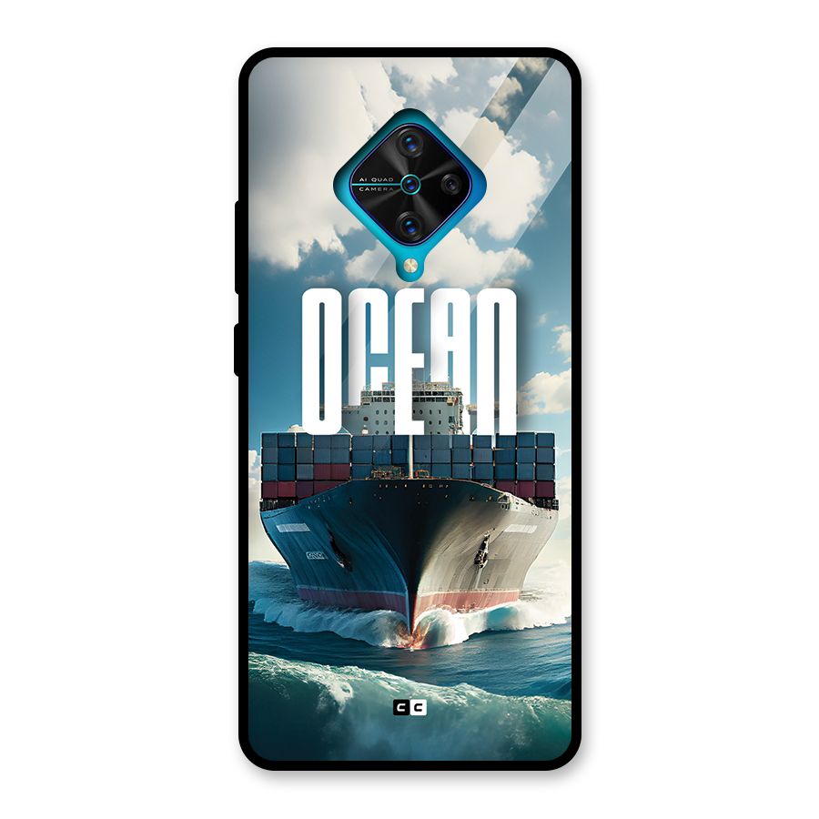 Ocean Life Glass Back Case for Vivo S1 Pro