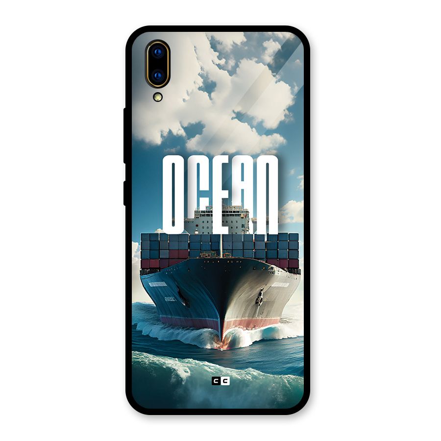 Ocean Life Glass Back Case for Vivo V11 Pro