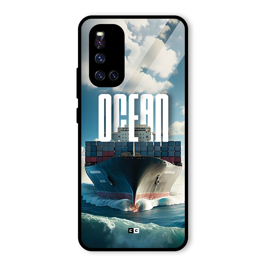 Ocean Life Glass Back Case for Vivo V19
