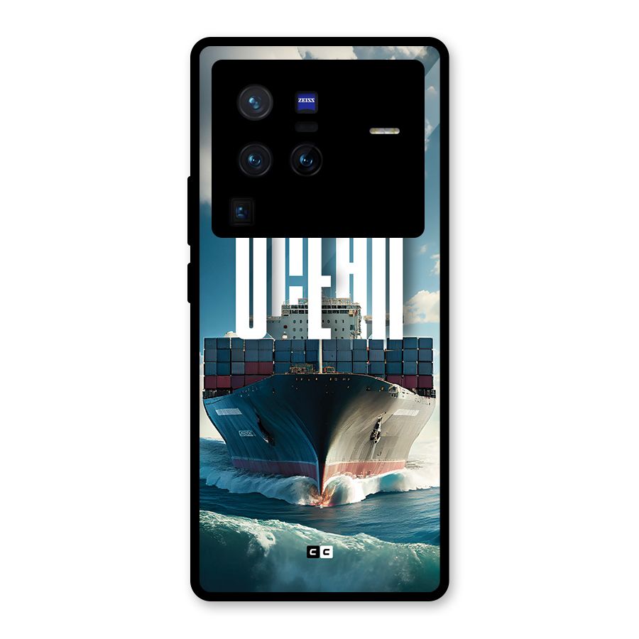 Ocean Life Glass Back Case for Vivo X80 Pro