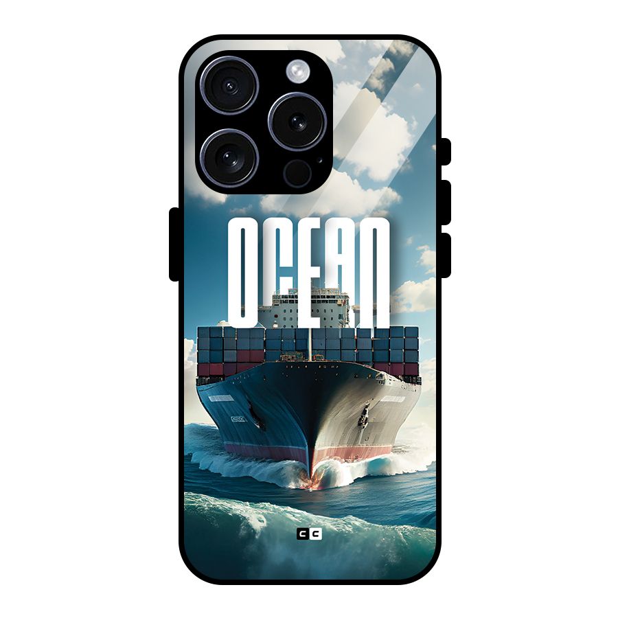 Ocean Life Glass Back Case for iPhone 15 Pro