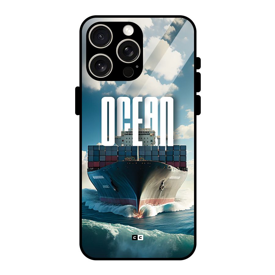 Ocean Life Glass Back Case for iPhone 15 Pro Max