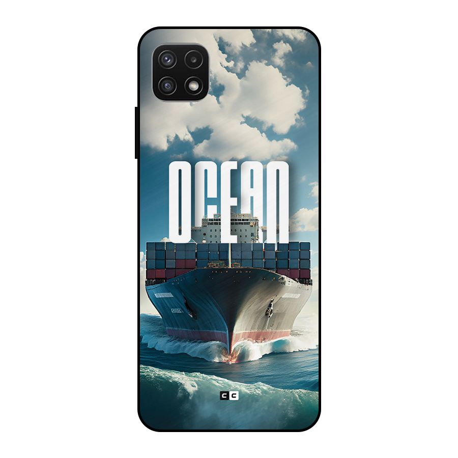 Ocean Life Metal Back Case for Galaxy A22 5G