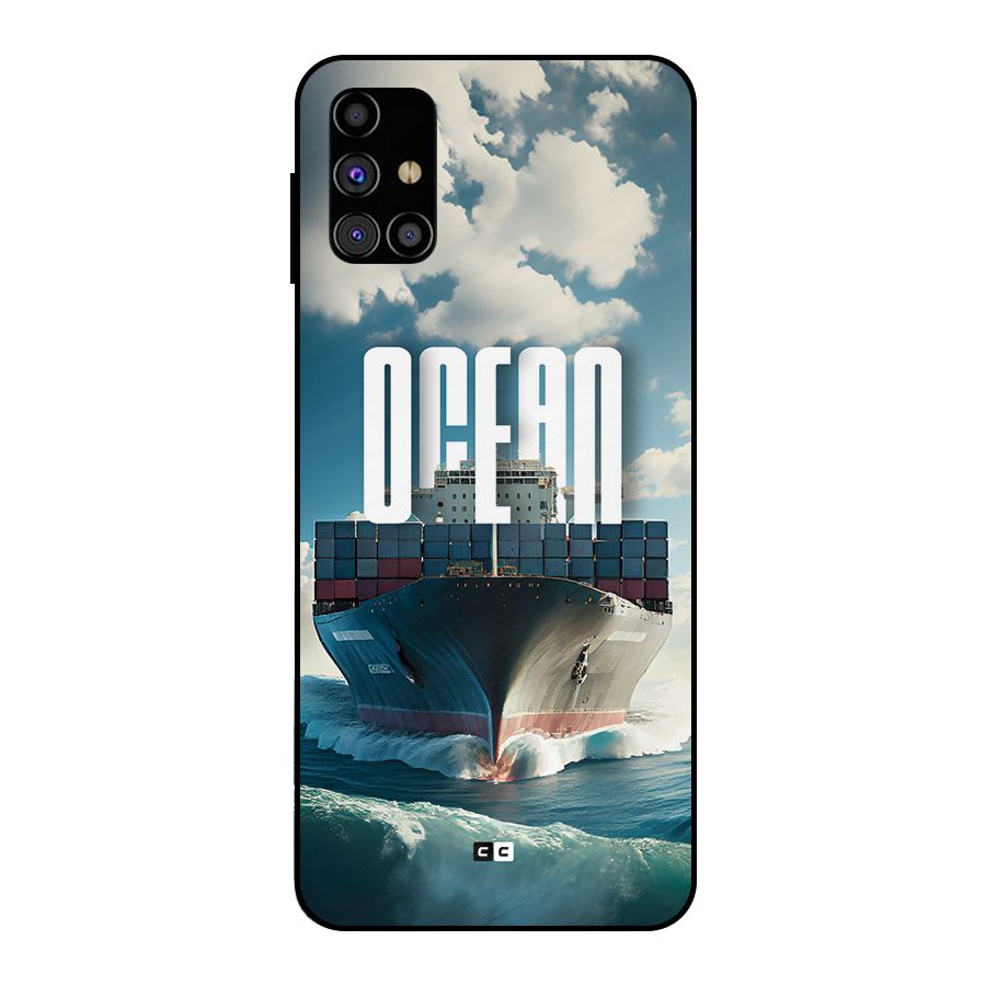 Ocean Life Metal Back Case for Galaxy M31s