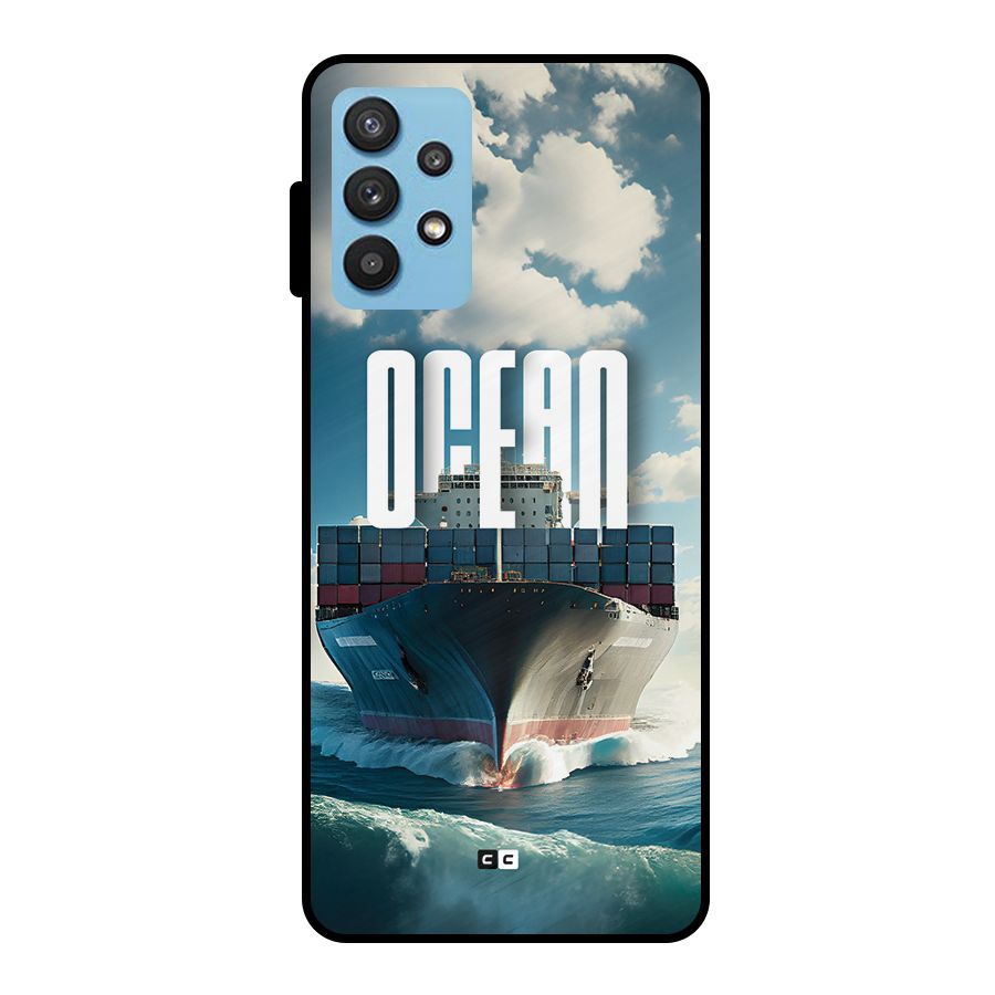 Ocean Life Metal Back Case for Galaxy M32 5G