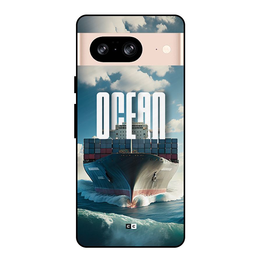 Ocean Life Metal Back Case for Google Pixel 8