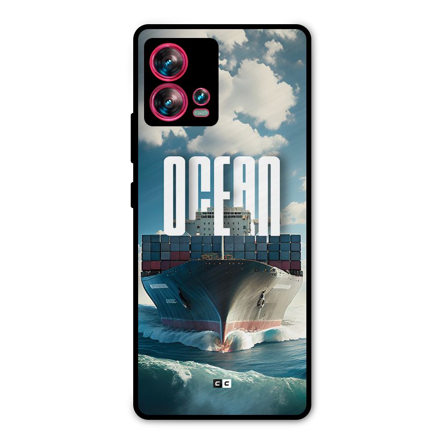 Ocean Life Metal Back Case for Motorola Edge 30 Fusion