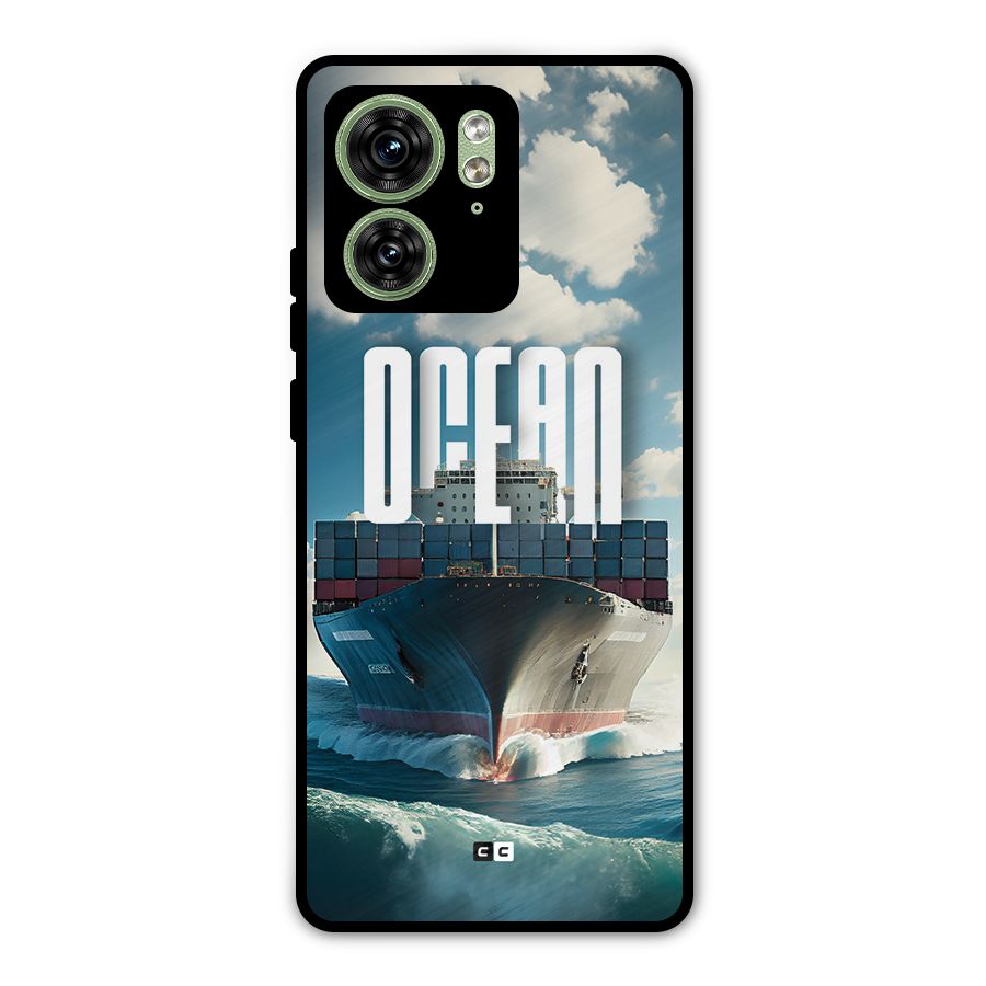 Ocean Life Metal Back Case for Motorola Edge 40 5G