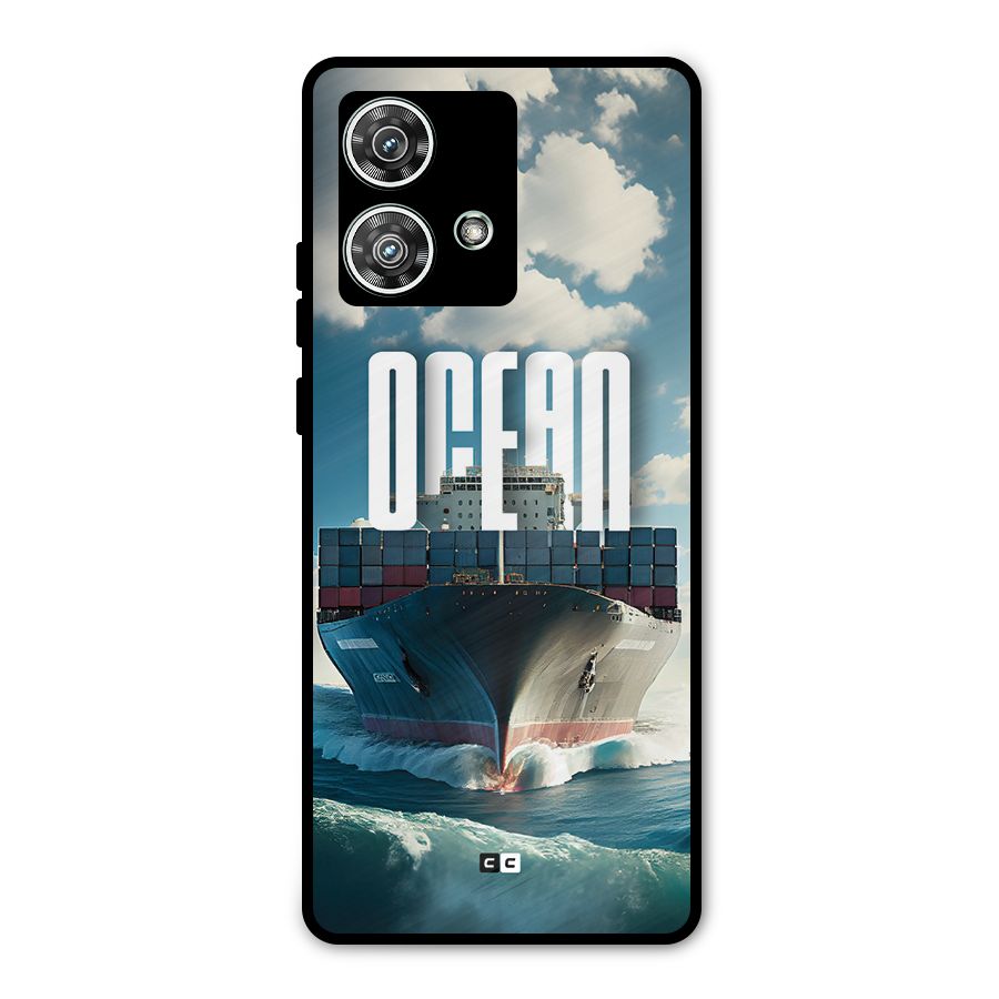 Ocean Life Metal Back Case for Motorola Edge 40 Neo