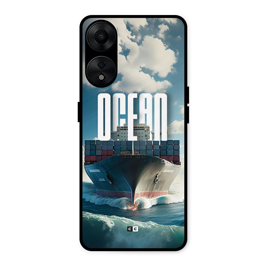 Ocean Life Metal Back Case for Oppo A78 5G