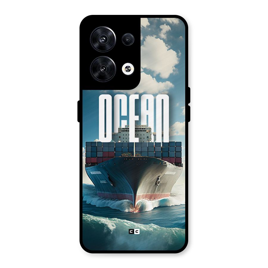 Ocean Life Metal Back Case for Oppo Reno8 5G