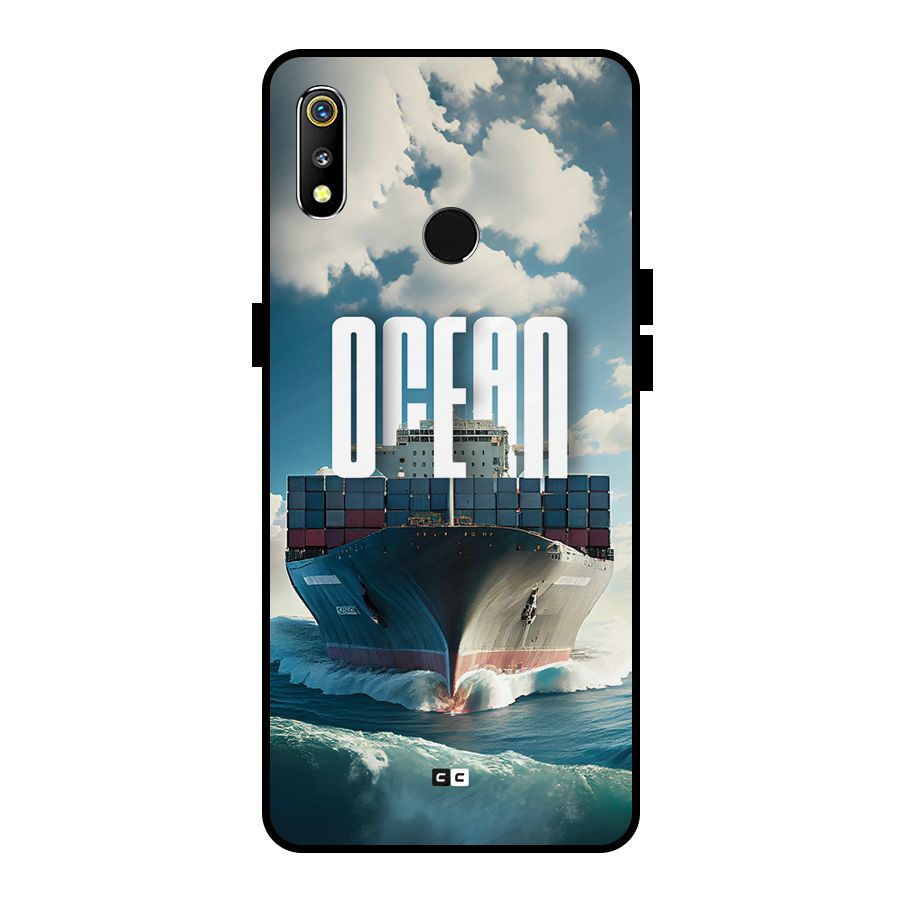 Ocean Life Metal Back Case for Realme 3i