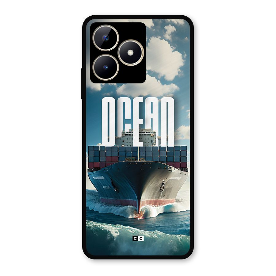 Ocean Life Metal Back Case for Realme C53