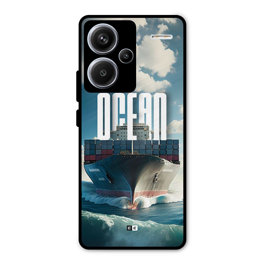 Ocean Life Metal Back Case for Redmi Note 13 Pro Plus