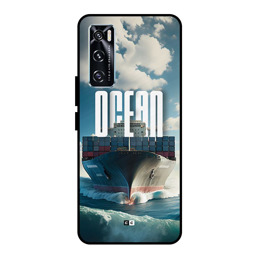 Ocean Life Metal Back Case for Vivo V20 SE