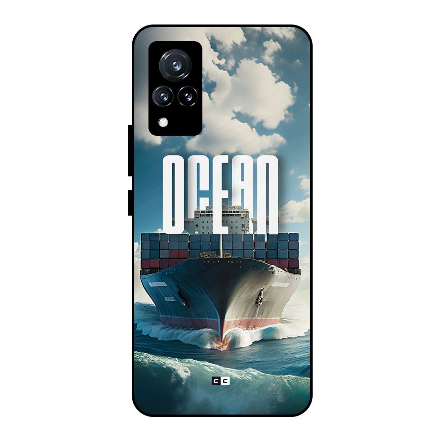 Ocean Life Metal Back Case for Vivo V21 5G