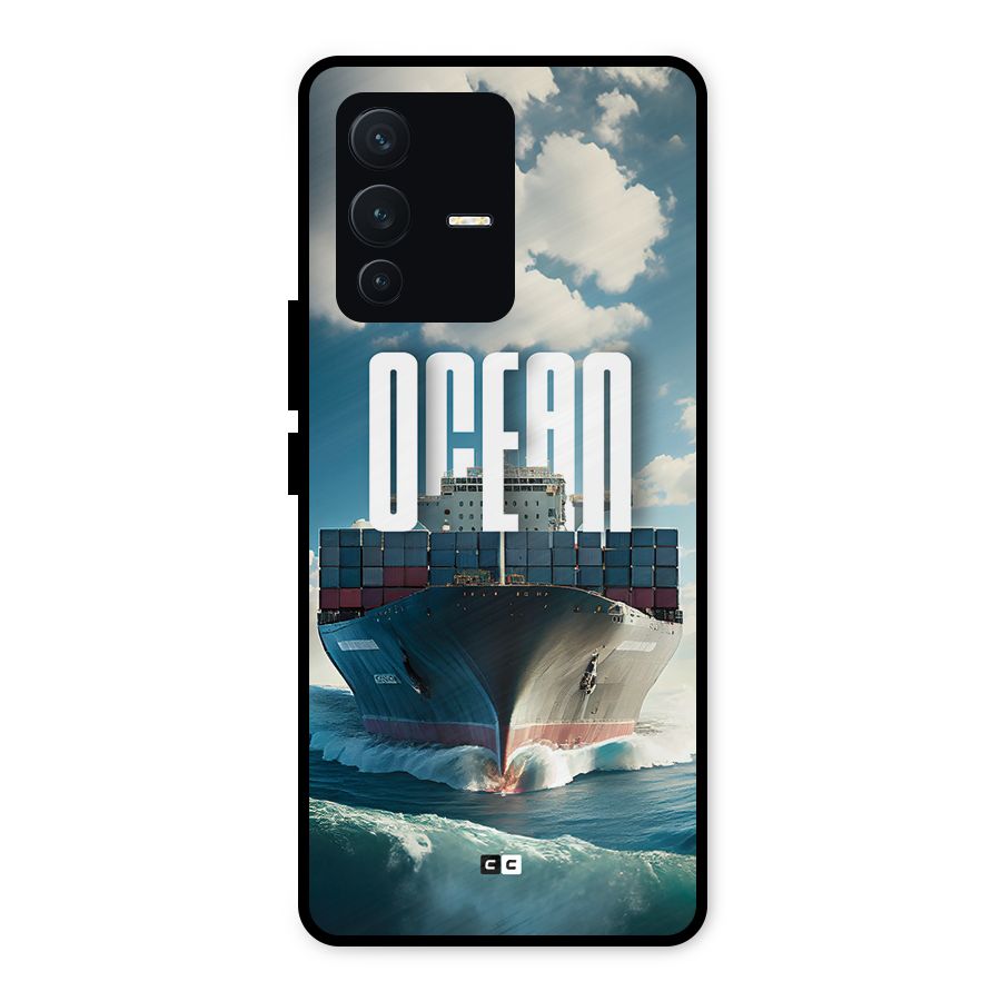 Ocean Life Metal Back Case for Vivo V23 5G
