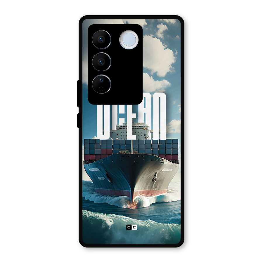Ocean Life Metal Back Case for Vivo V27