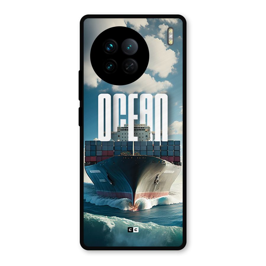 Ocean Life Metal Back Case for Vivo X90