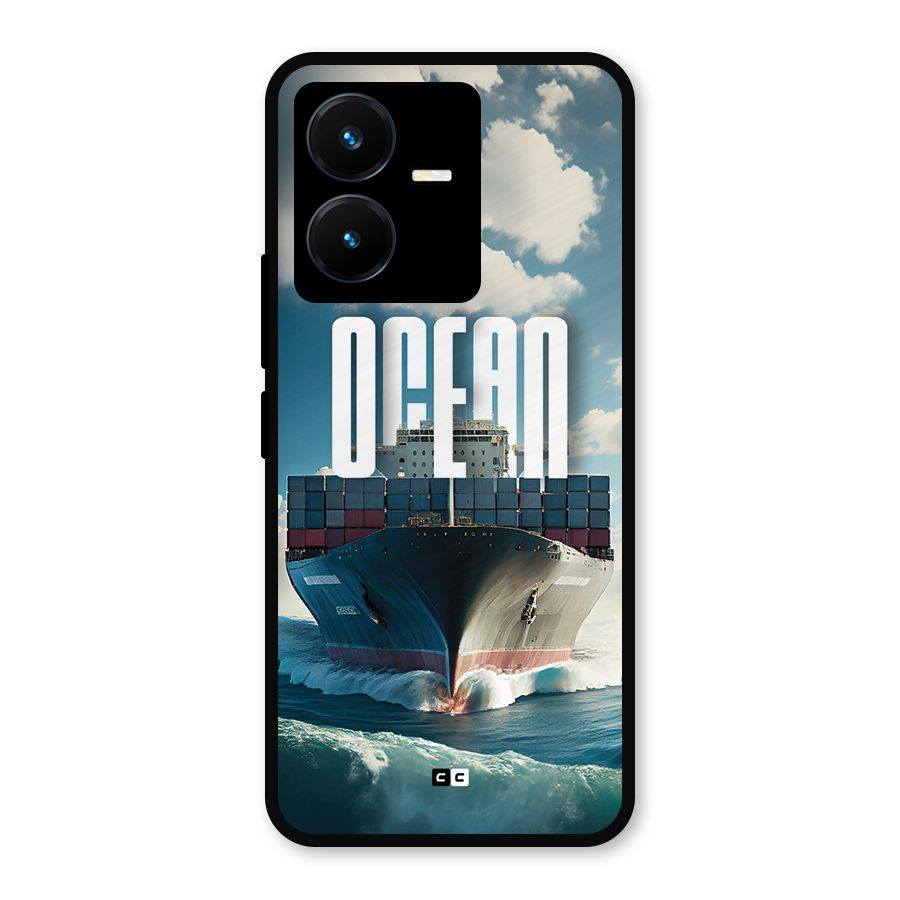 Ocean Life Metal Back Case for Vivo Y22