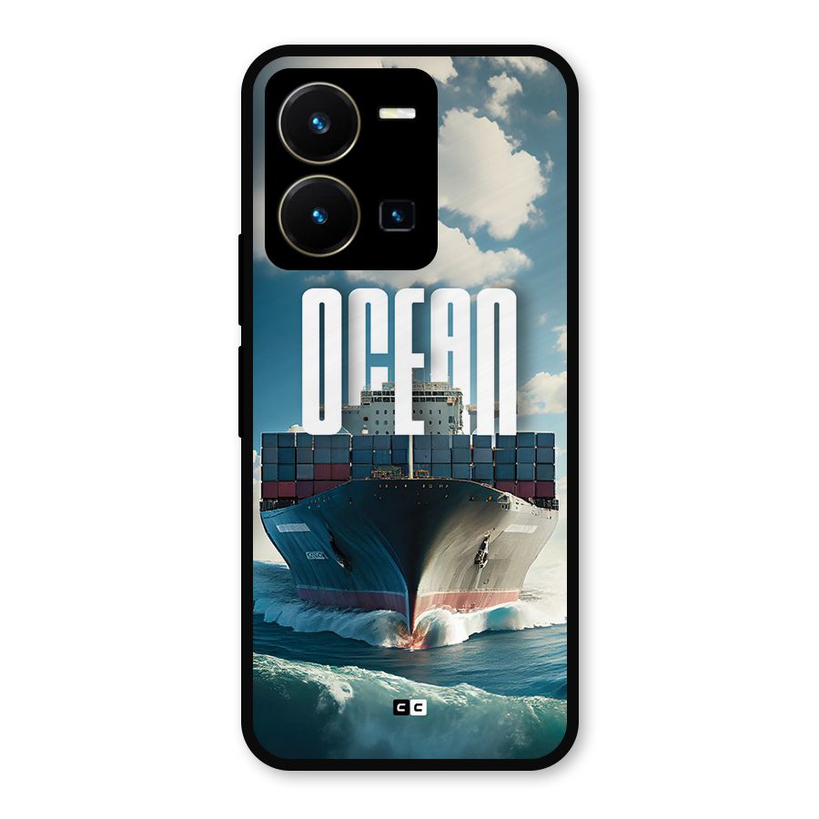 Ocean Life Metal Back Case for Vivo Y35