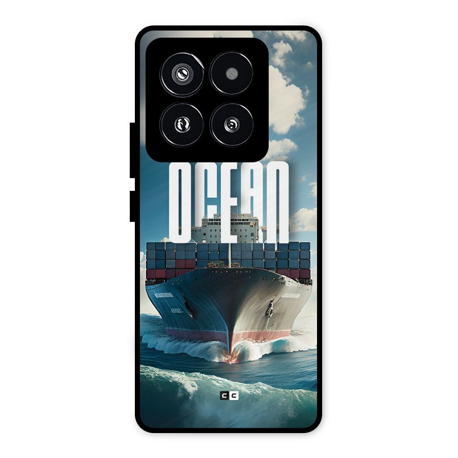 Ocean Life Metal Back Case for Xiaomi 14 Pro