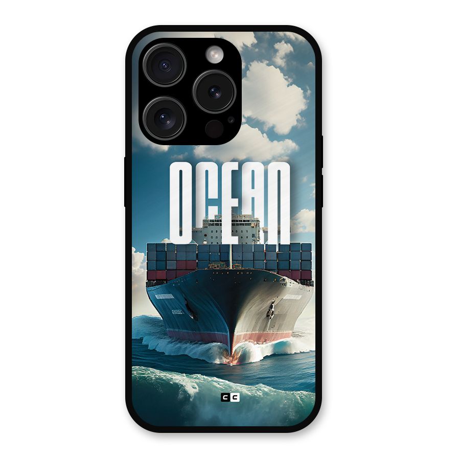 Ocean Life Metal Back Case for iPhone 15 Pro