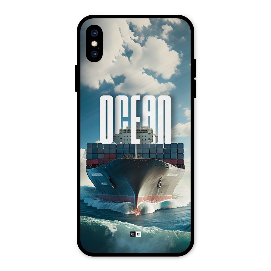 Ocean Life Metal Back Case for iPhone XS Max
