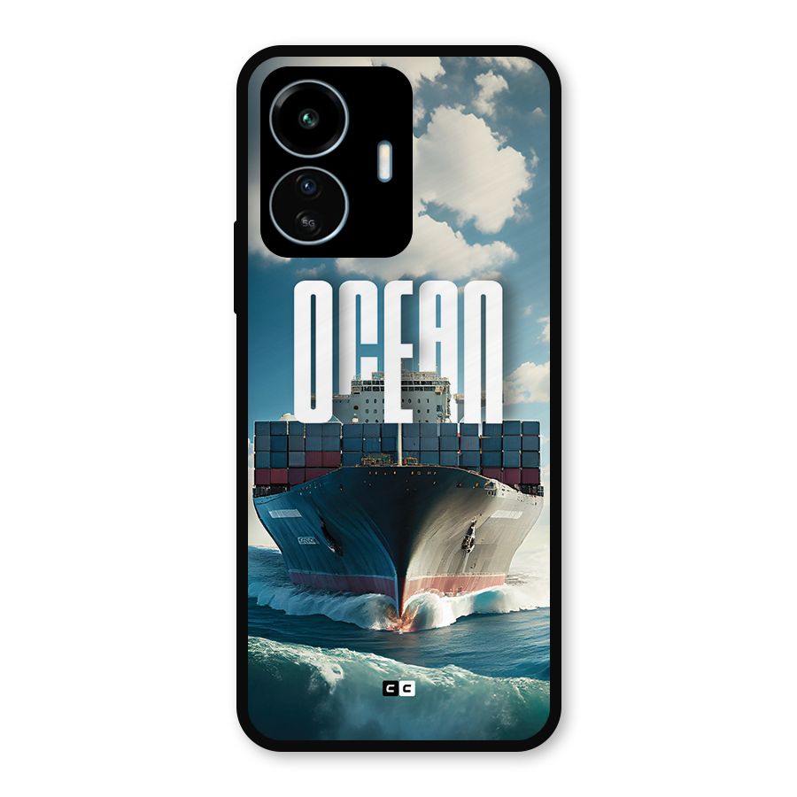 Ocean Life Metal Back Case for vivo iQOO Z6 Lite 5G