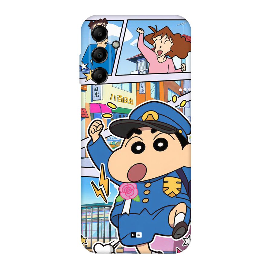 Officer Shinchan Back Case for Galaxy A14 5G