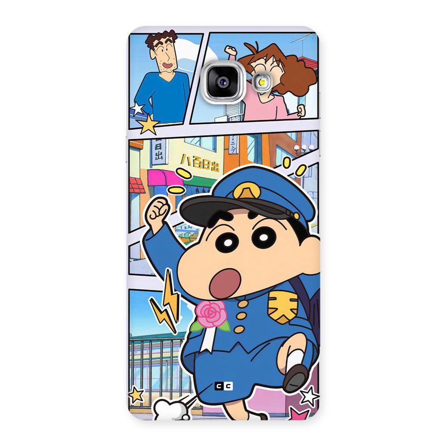 Officer Shinchan Back Case for Galaxy A5 (2016)