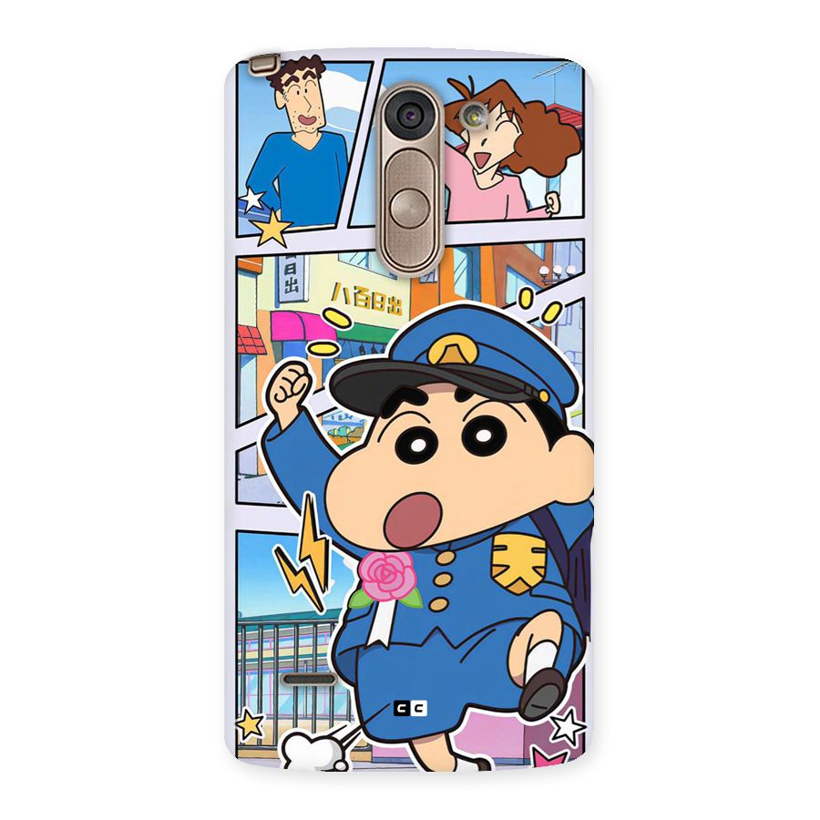 Officer Shinchan Back Case for LG G3 Stylus