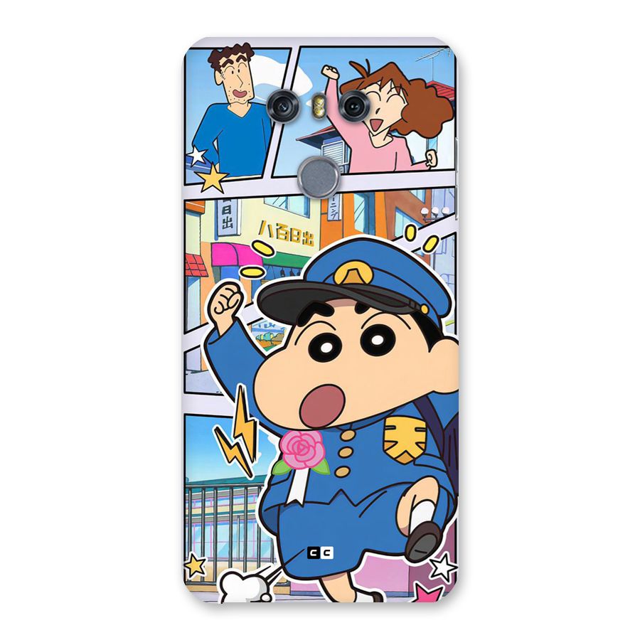 Officer Shinchan Back Case for LG G6