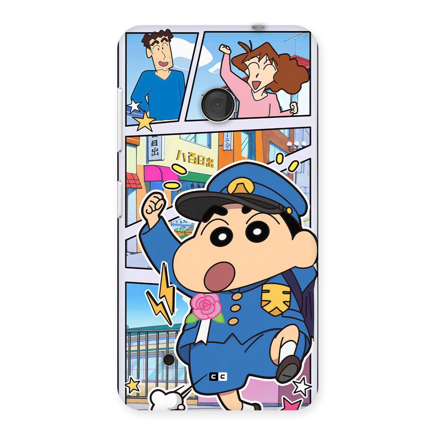 Officer Shinchan Back Case for Lumia 530