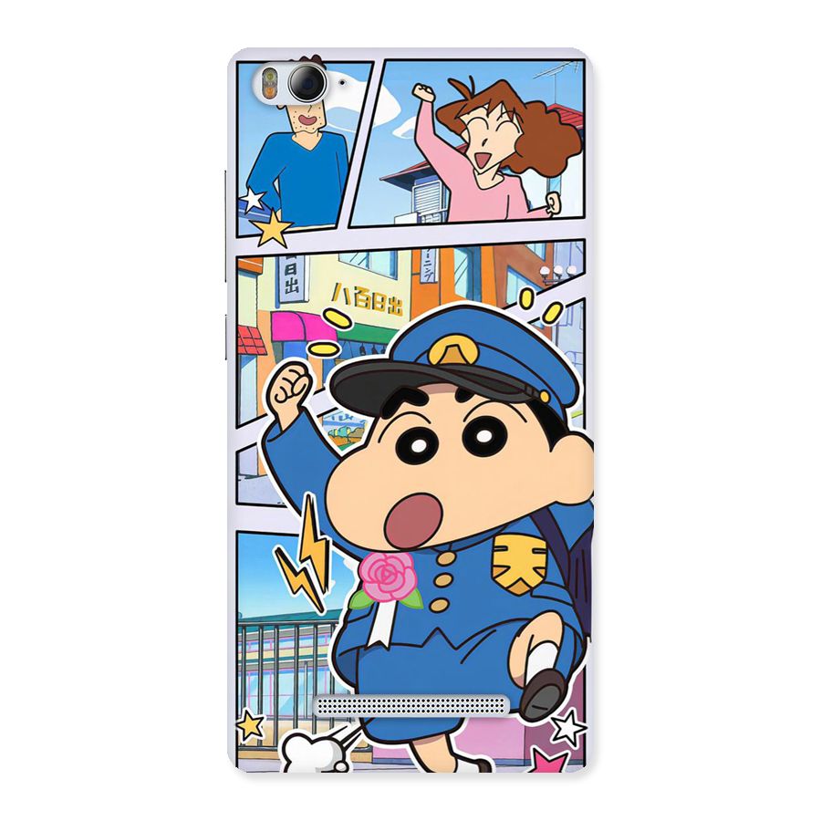 Officer Shinchan Back Case for Mi4i