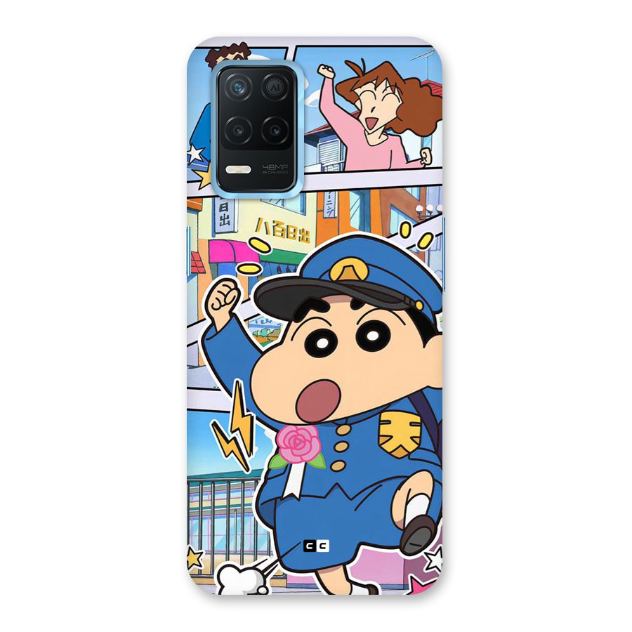 Officer Shinchan Back Case for Realme 8s 5G