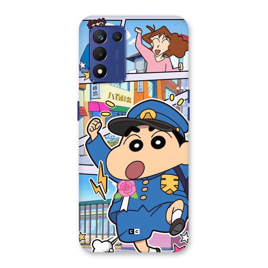 Officer Shinchan Back Case for Realme 9 5G Speed