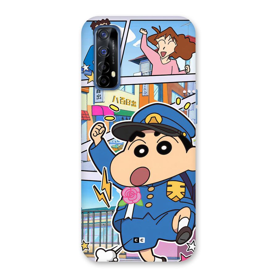 Officer Shinchan Back Case for Realme Narzo 20 Pro