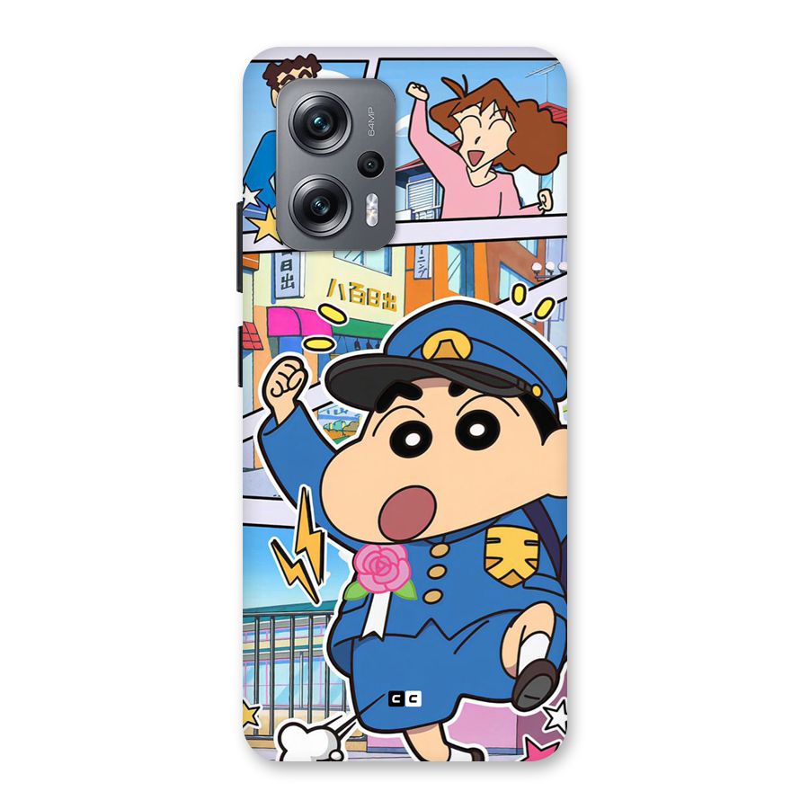 Officer Shinchan Back Case for Redmi K50i