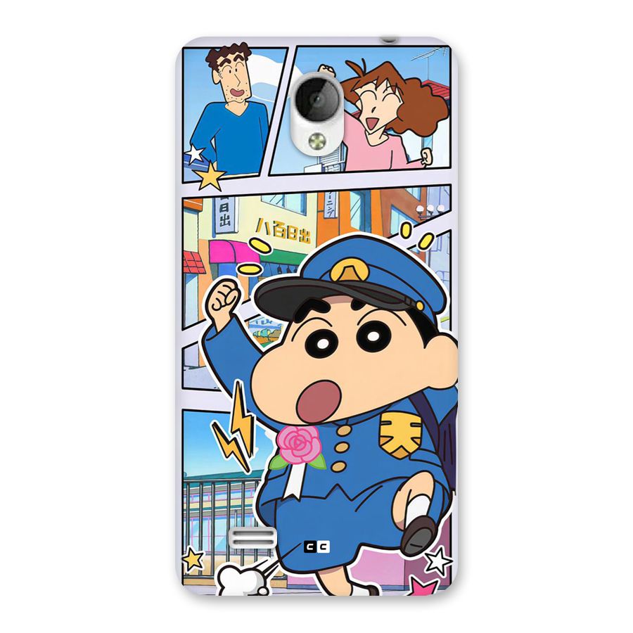 Officer Shinchan Back Case for Vivo Y21