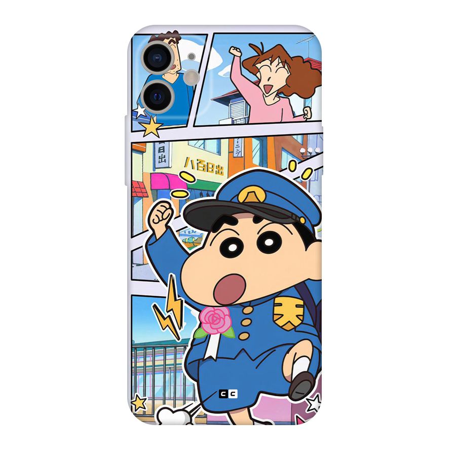 Officer Shinchan Back Case for iPhone 11
